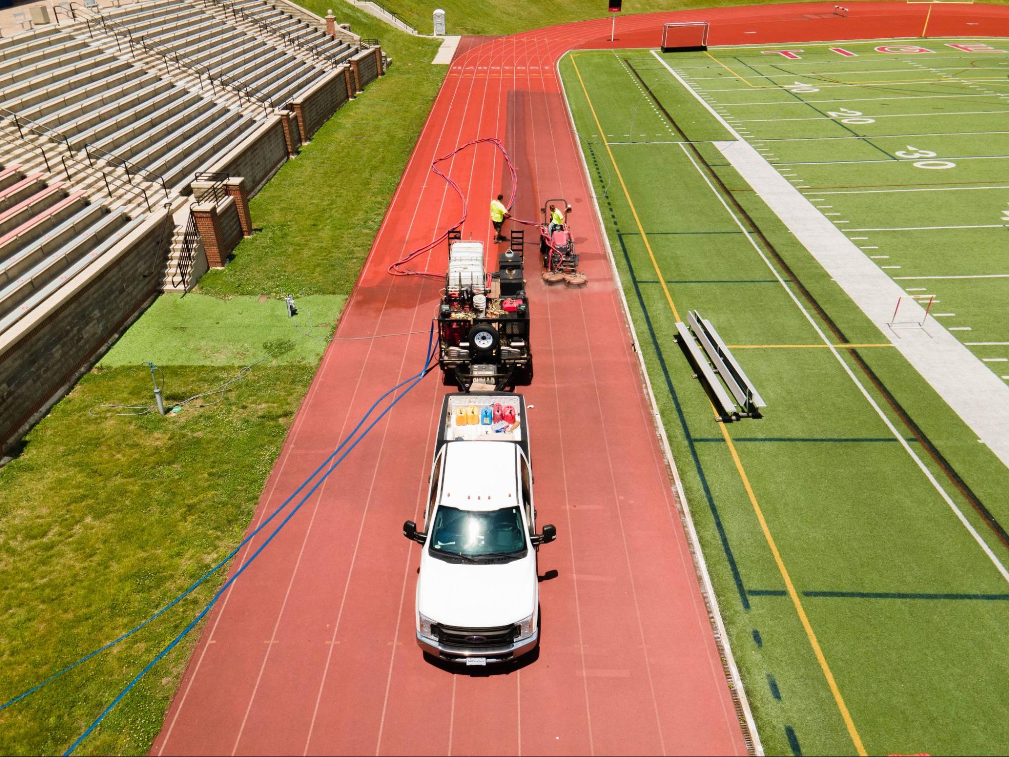 Track Clean Out Is it Time for a Professional Running Track Cleaning | Motz