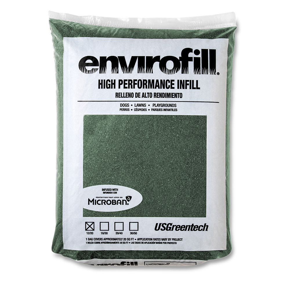 12-20 Green Envirofill Bag - Front