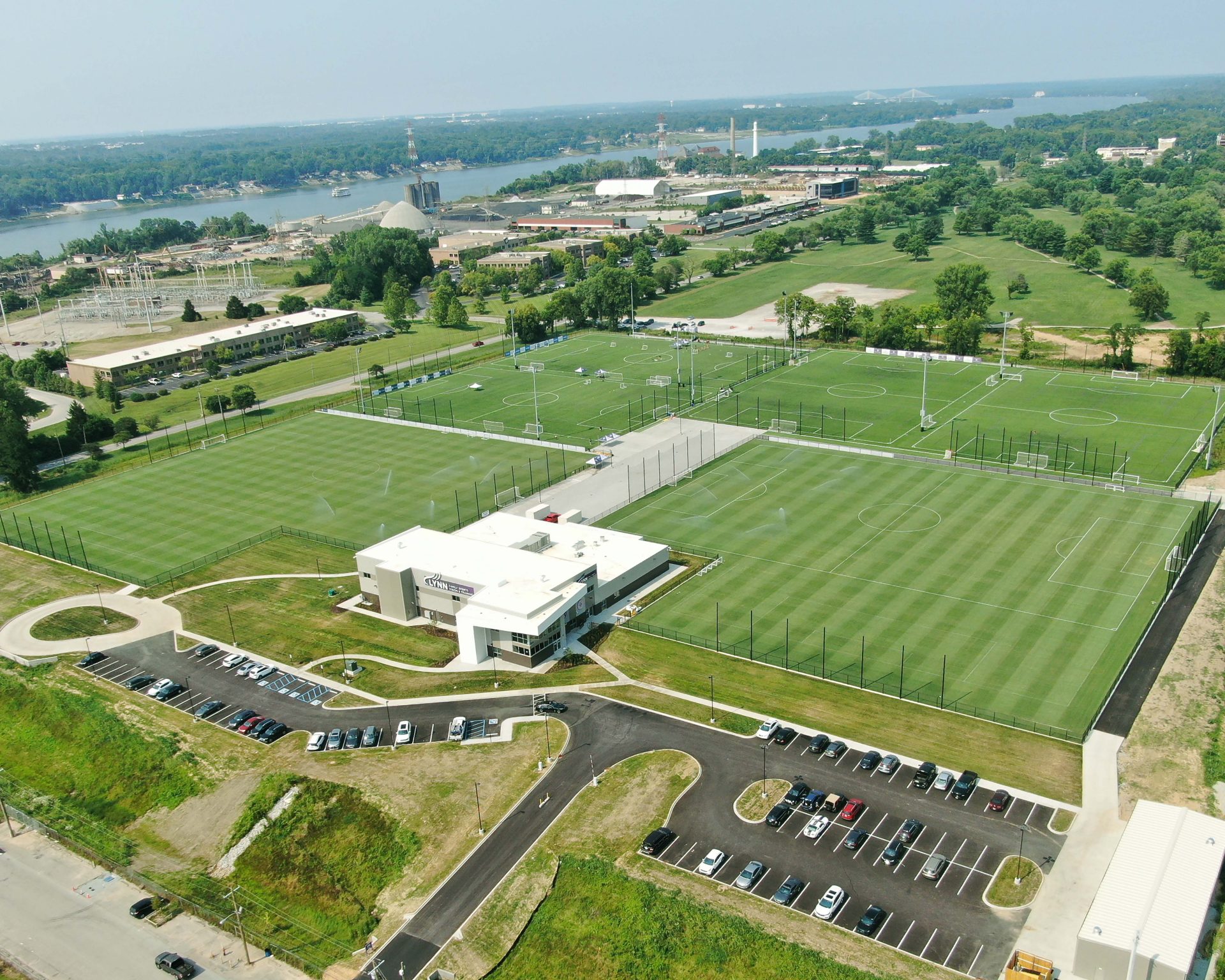 Louisville City FC Training Center Aerial