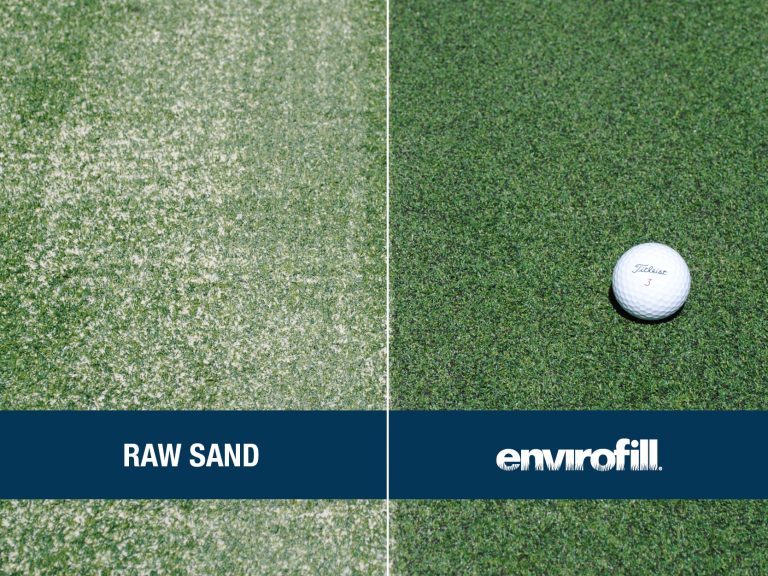 Putting Green with Envirofill - Comparison vs Raw Sand for Email