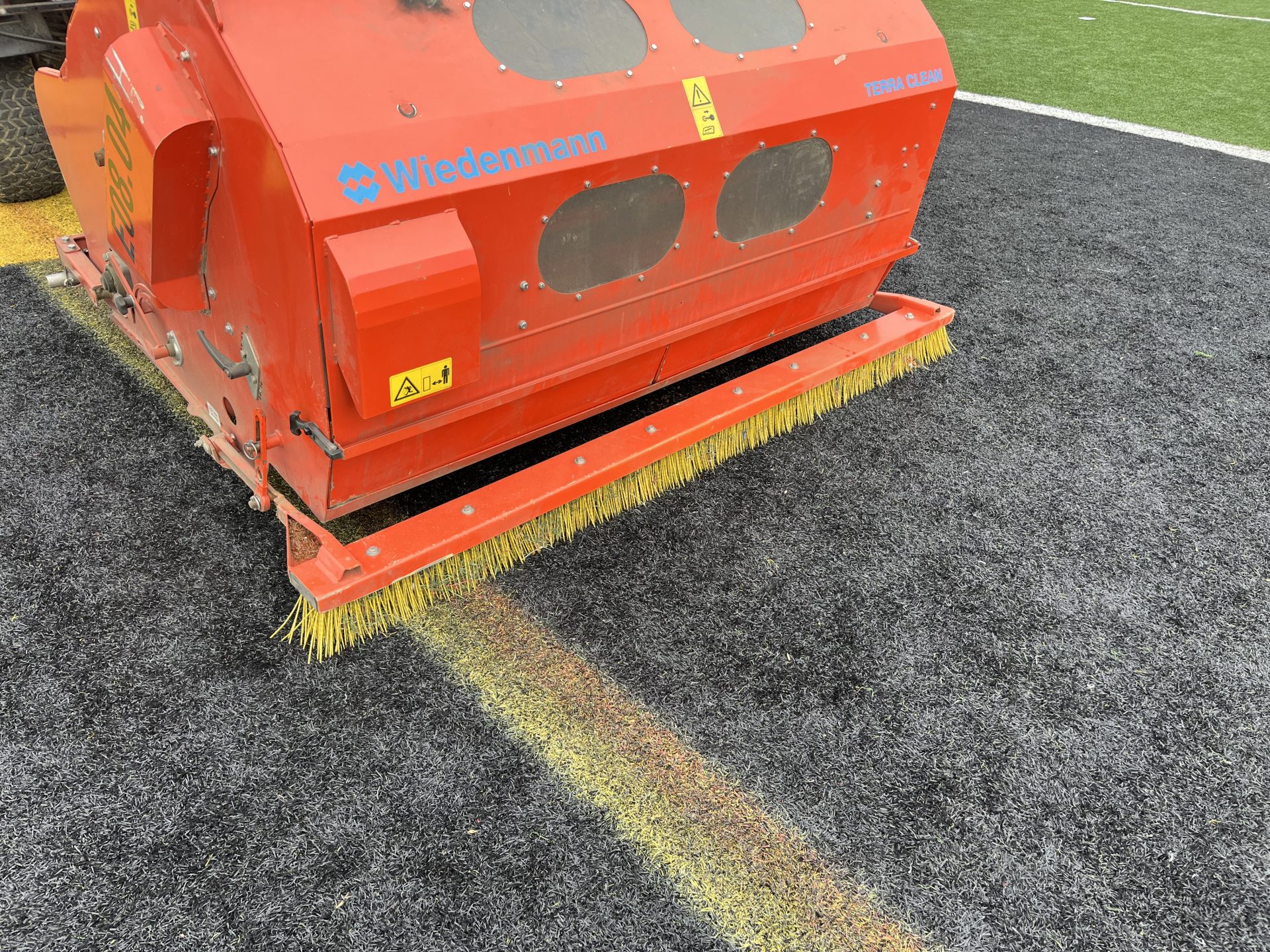 Turf field cleaning